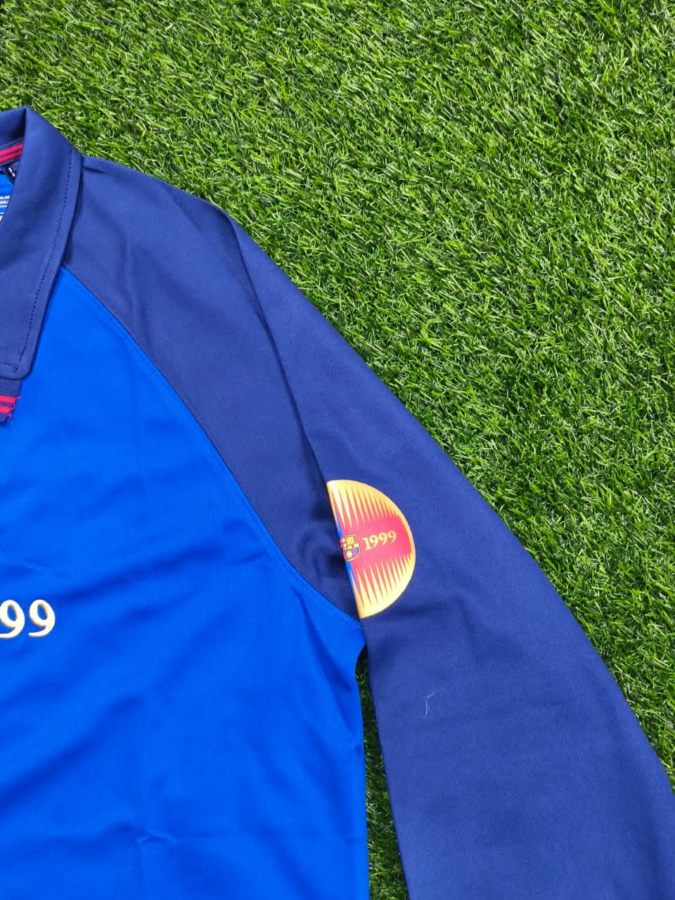 Maillot Rétro FC Barcelone Centenaire 1999 Manches Longues