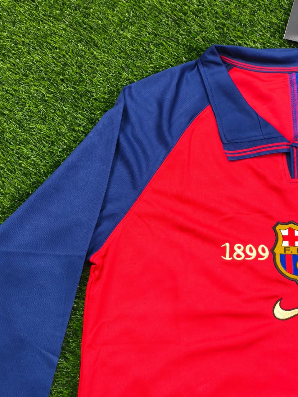 Maillot Rétro FC Barcelone Centenaire 1999 Manches Longues