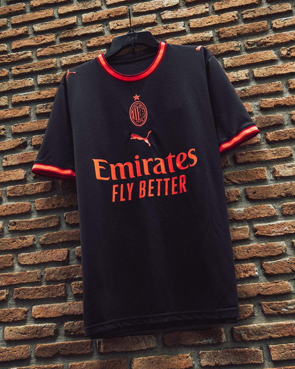 Maillot AC Milan Third Noir & Rouge 26/27 – Player Version