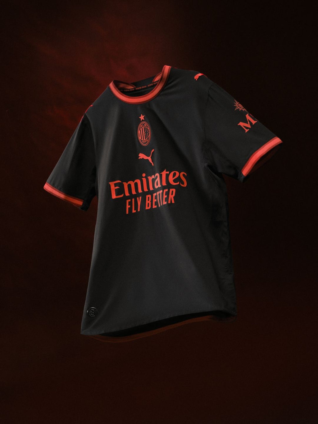 Maillot AC Milan Third Noir & Rouge 26/27 – Player Version
